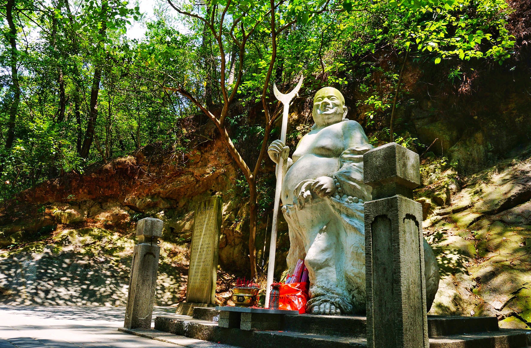 弥勒寺庙的真实图片,大慈禅寺弥勒