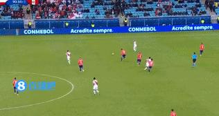 美洲杯门将倒挂进球,美洲杯门将