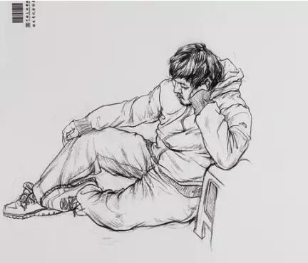 速写创作思路默写的技巧,简单生动的速写动态默写