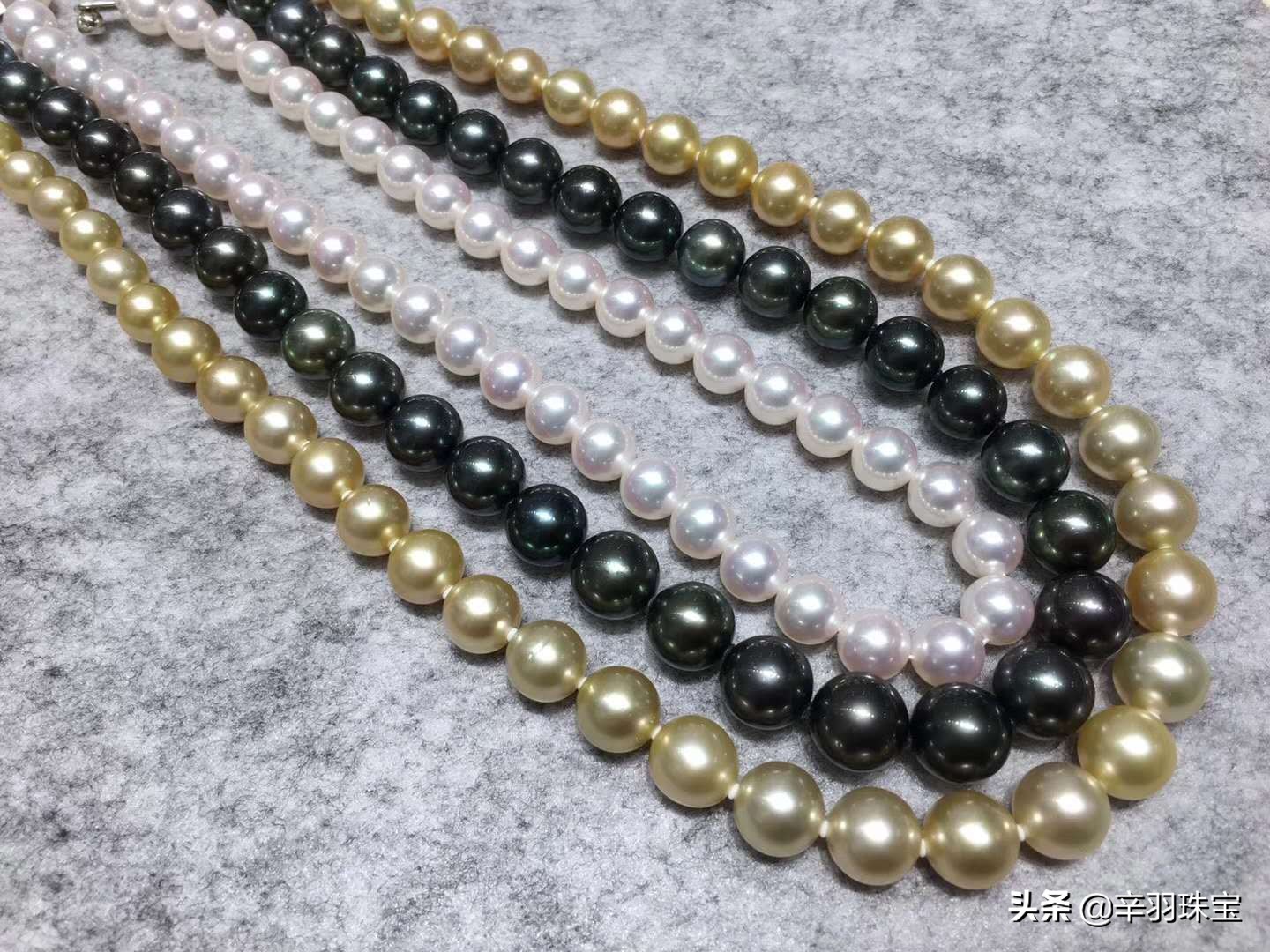 日常戴多少价位的珍珠项链,珍珠项链10-11mm正圆佩戴效果