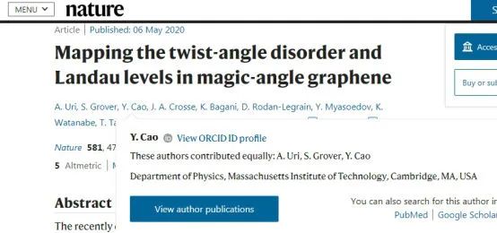 不是“后浪”是“巨浪”！深圳走出的“石墨烯天才”曹原一天两登《自然》杂志