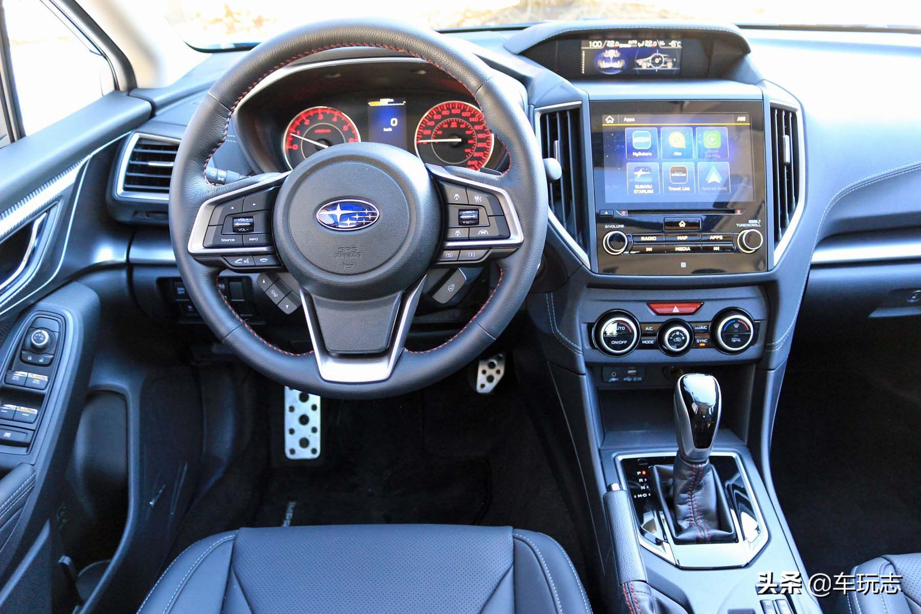 偶遇最新款斯巴鲁翼豹,2021款斯巴鲁翼豹两厢小钢炮