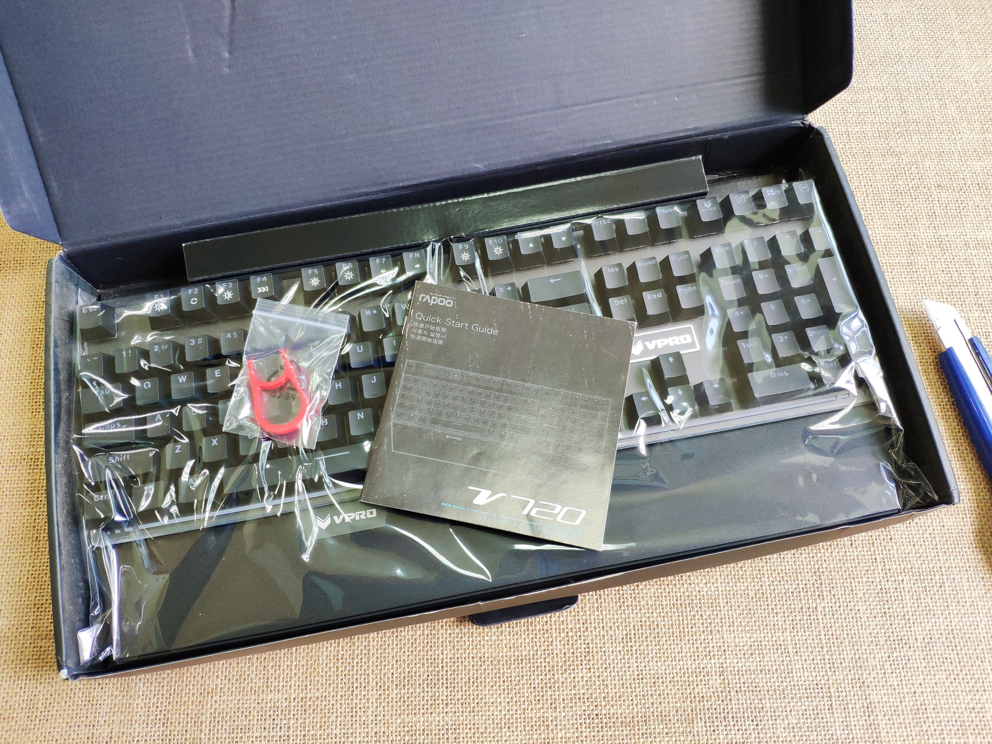 雷柏v720键盘灯光关闭,雷柏rapoov720s机械键盘