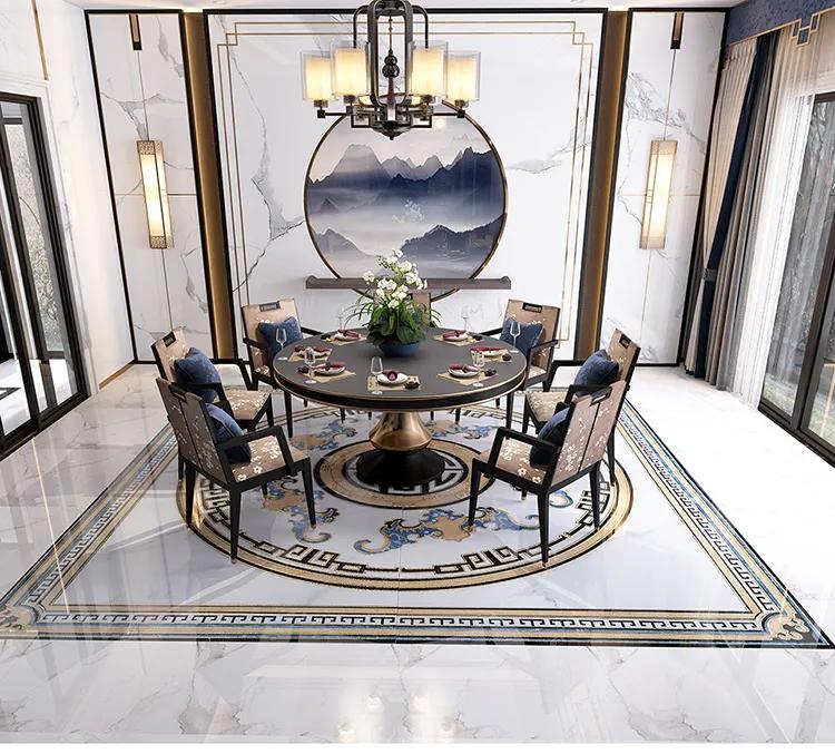 大理石水刀拼花现代,大理石水刀拼花现代风格效果