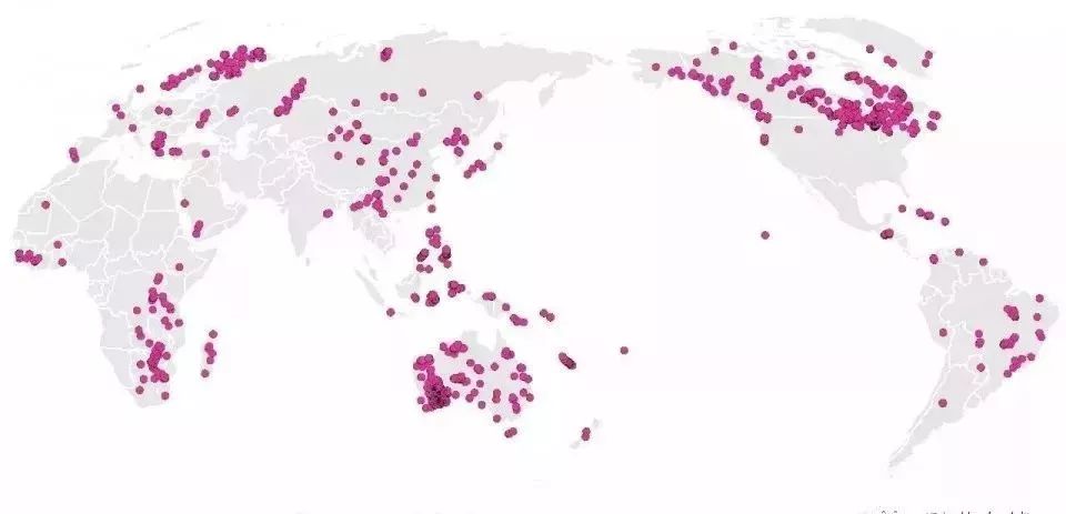 全球14种矿45个最著名矿山，你知道几个？