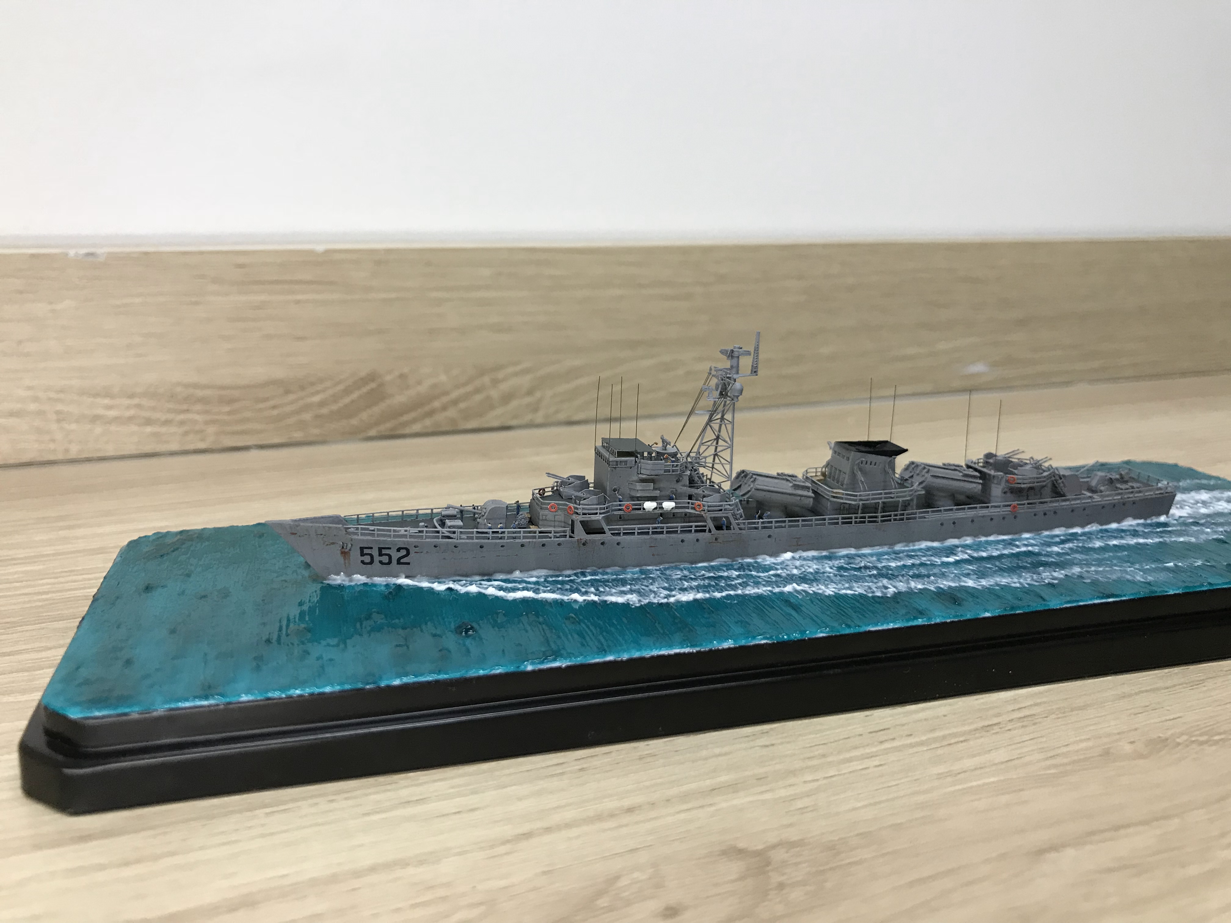 「手工船模」1/700宜宾号导弹护卫舰制作小记