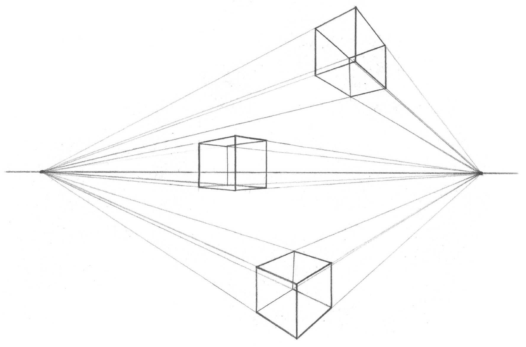 绘画透视原理：分步骤讲解透视原理，这是学画最基础的知识，收藏