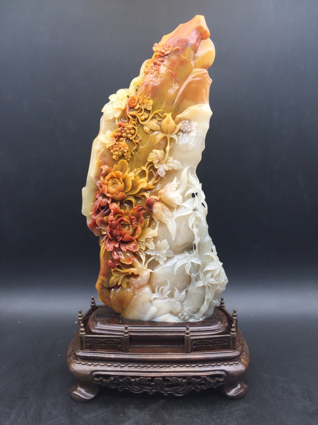 巧雕各种各样的寿山石图片,寿山石雕刻大师石怪