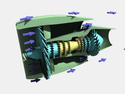 飞机螺旋叶片原理动画,飞机起飞原理动图讲解