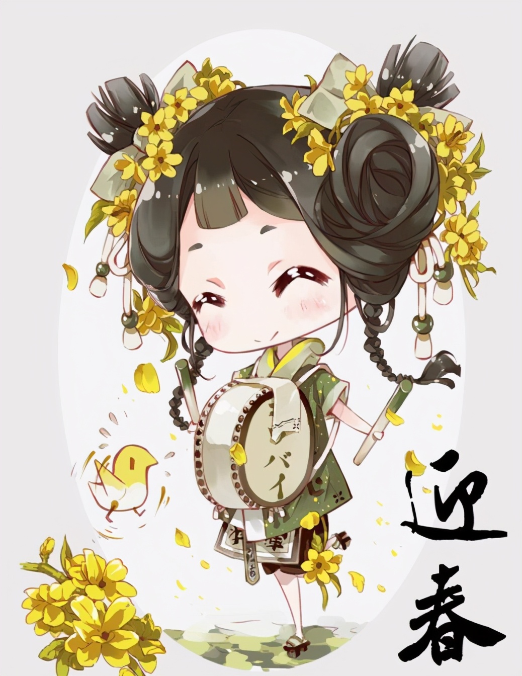 q版少女花朵拟人,花朵拟人q版角色