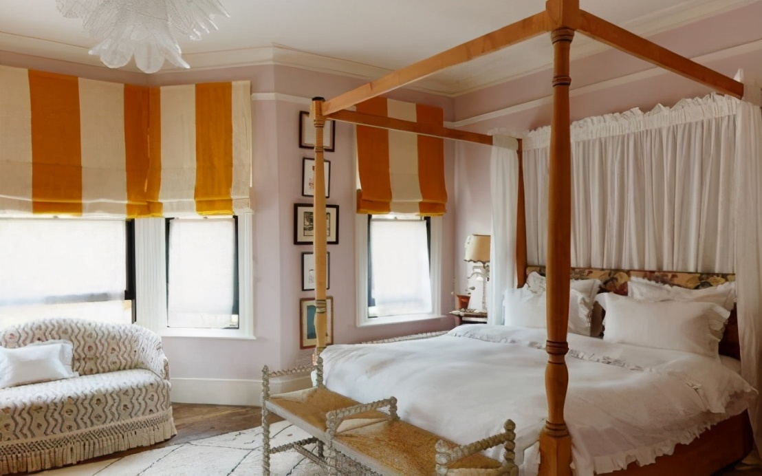 复古英式田园风卧室装修,伦敦复古装修风格