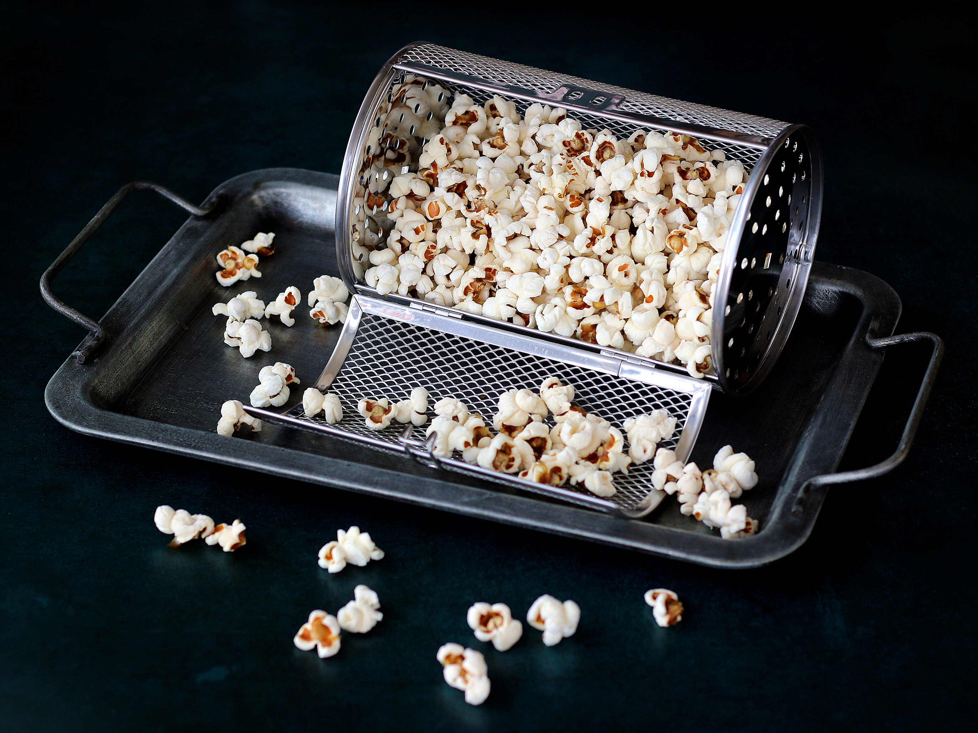 无糖无油爆米花的做法,无油低糖爆米花教学