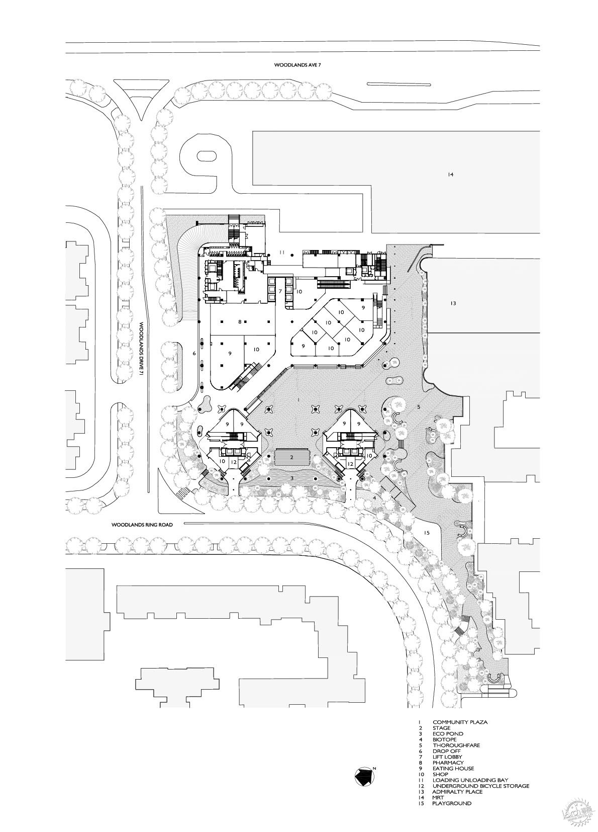 漫步绿树成荫的街道,绿树成荫环境怡人小区