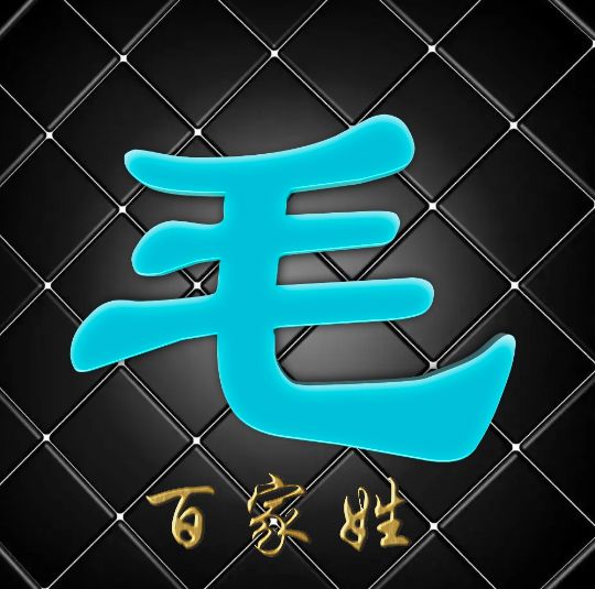 富有艺术性的百家姓字体,黑体字体设计百家姓