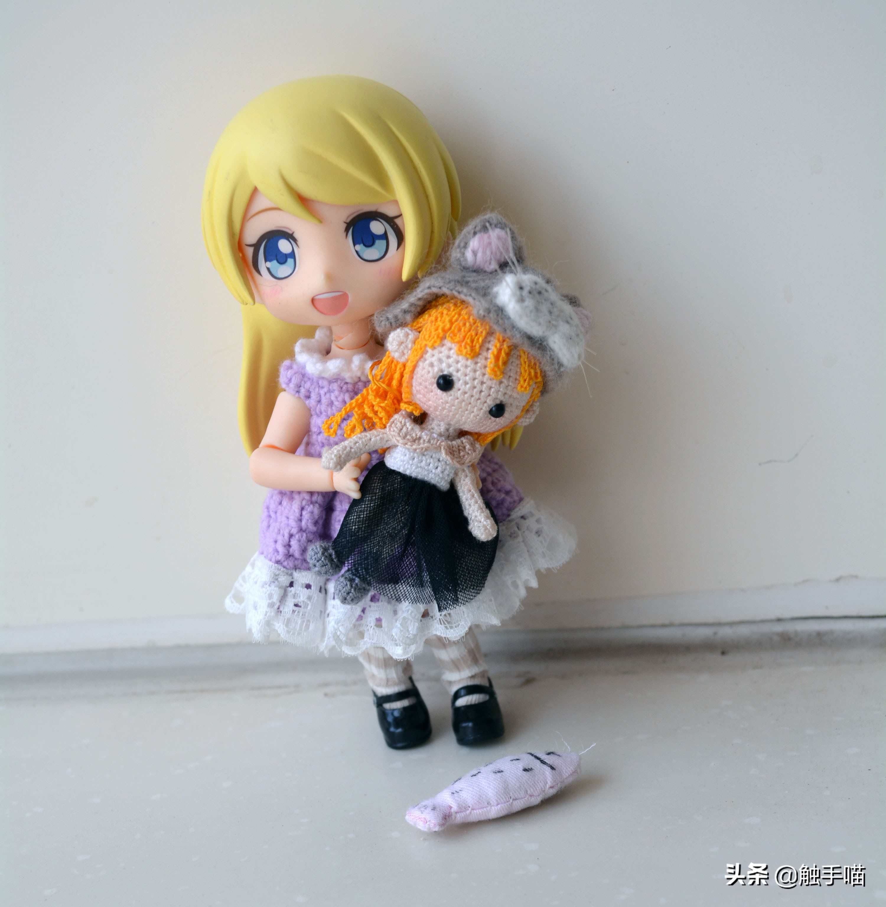 我的第一个迷你微钩娃娃——猫小点