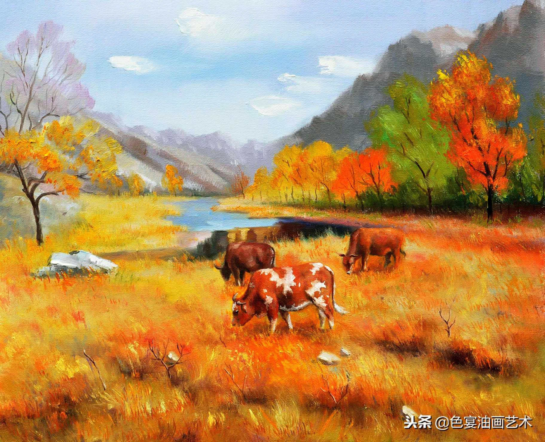 俄罗斯油画大师风景油画教程视频,油画大师油画风景创作教学视频