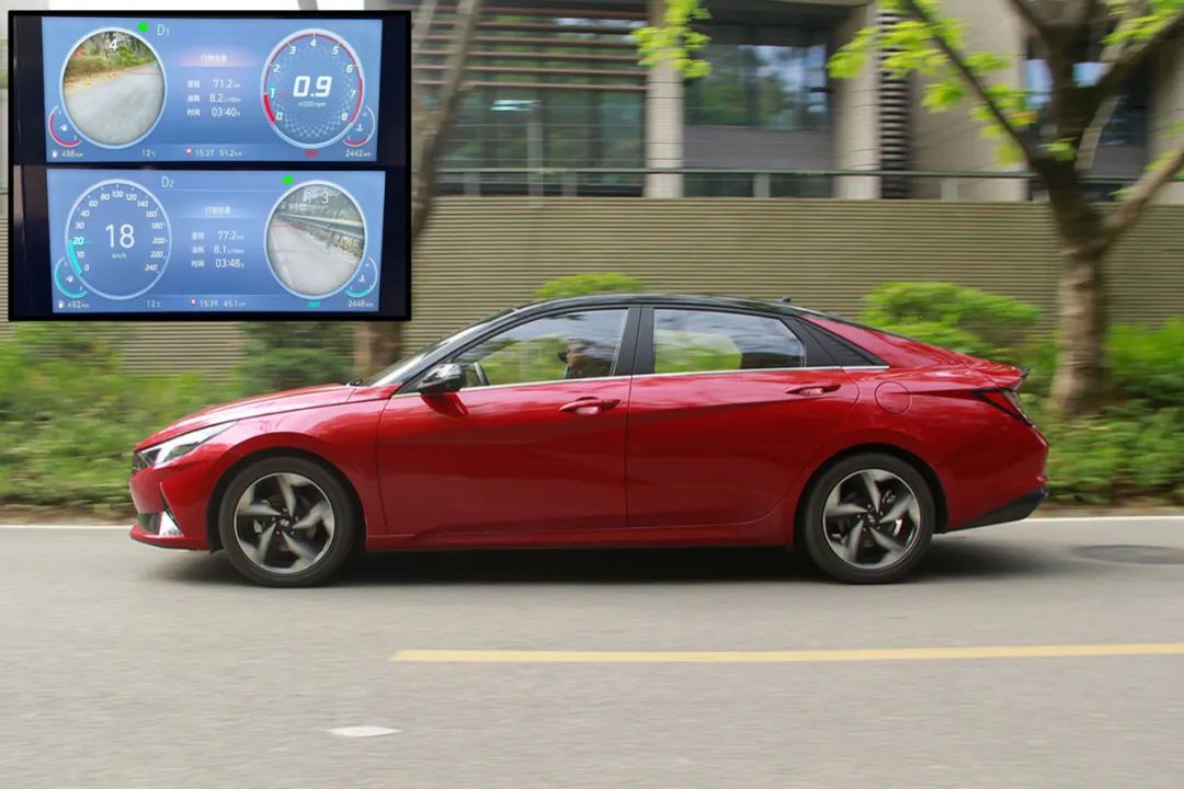 现代伊兰特驾驶质感,试驾第七代伊兰特1.4t百公里加速