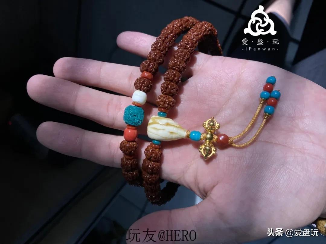 一条小金刚，他盘了720天，包浆很赞，谁说大干手不适合盘串