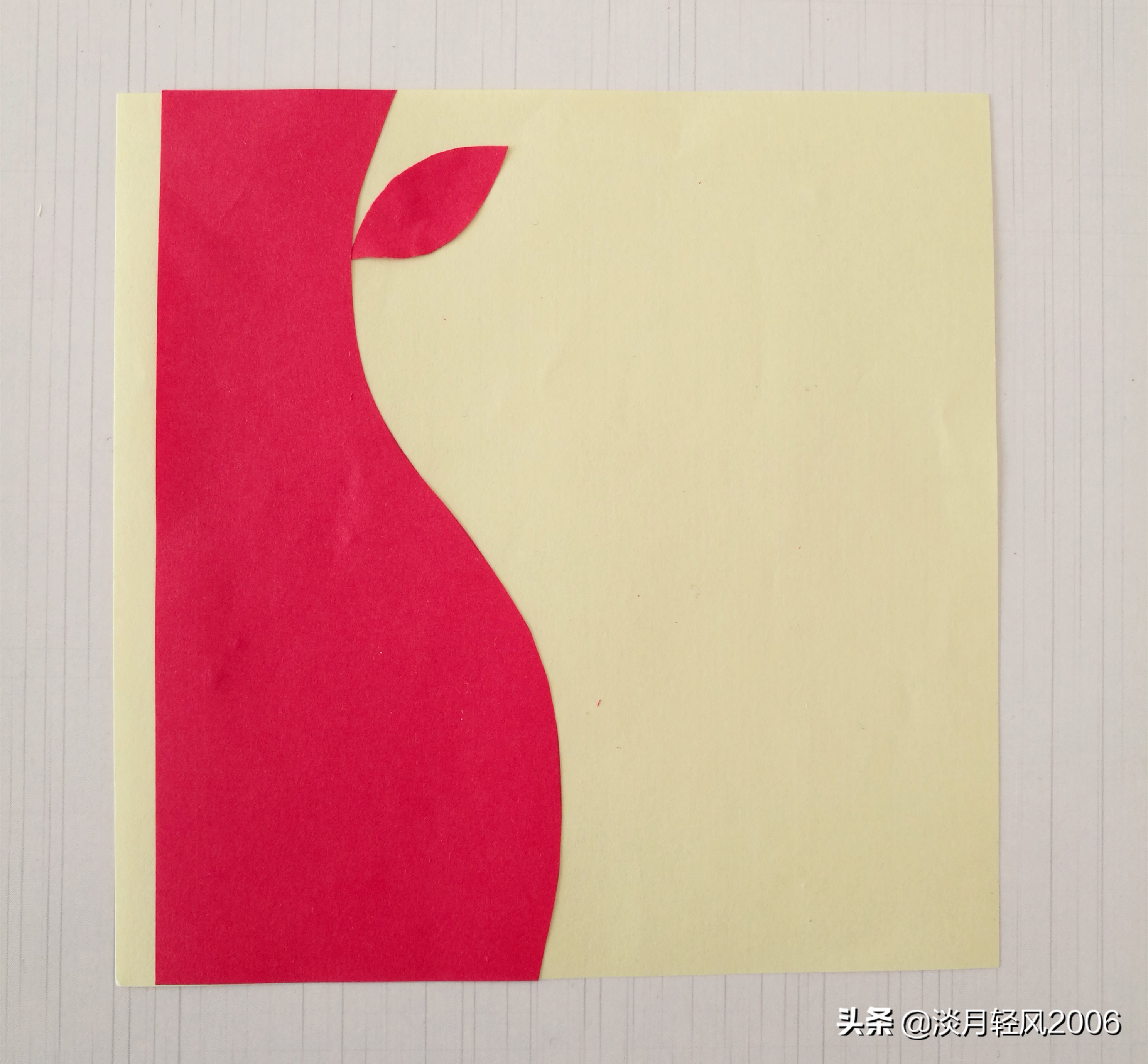 适合幼儿做的简单新年手工贺卡,可以用硬卡纸做的手工贺卡