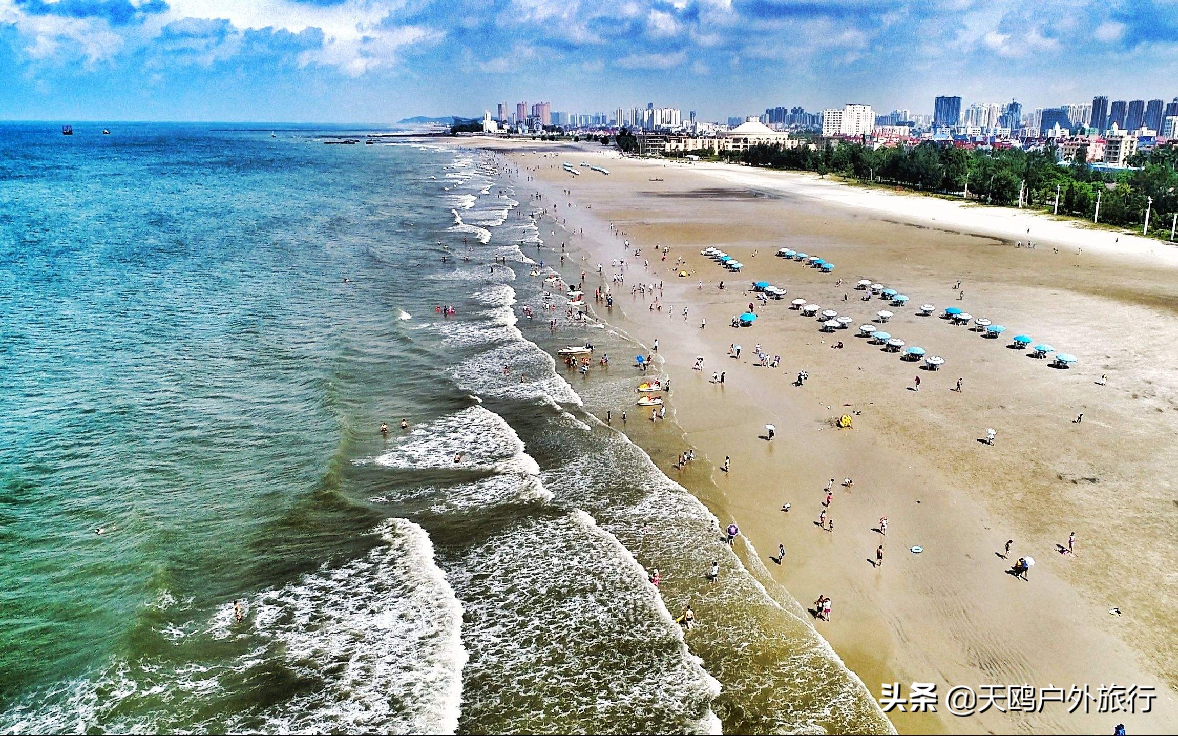 北海银滩蓝色海水在哪里看,北海银沙滩的海水清澈吗