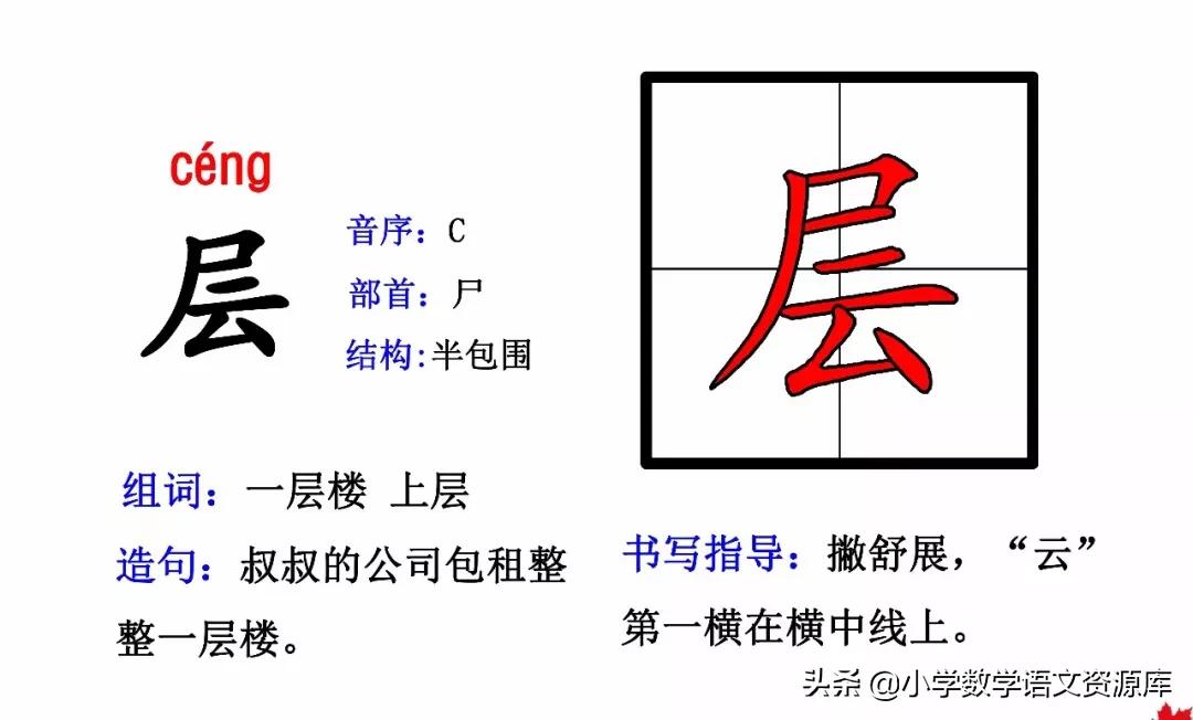 二年级上册生字部首组词造句表格,二年级上册生字偏旁部首造句