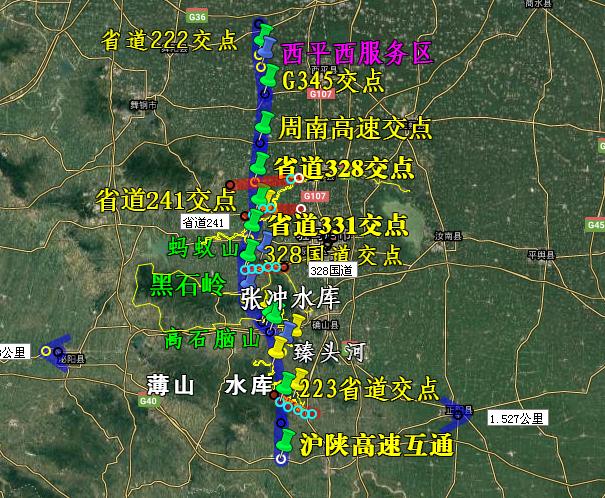 驻马店许信高速最新路线,驻马店2022东西向高速规划
