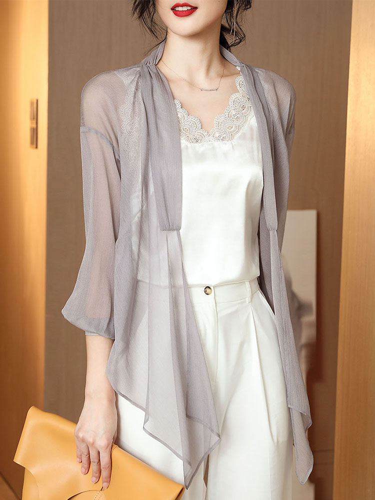 适合夏天穿裙子的开衫,夏季连衣裙披肩外搭洋气