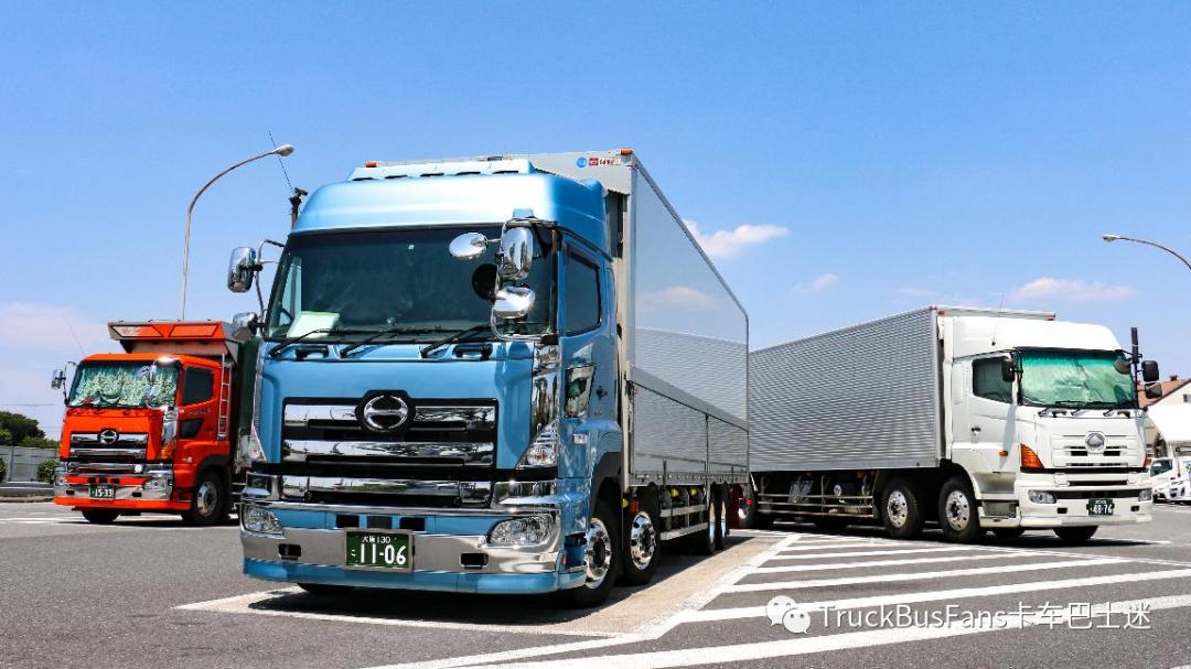 日本高速公路服务区随拍！卡车居然都这么帅