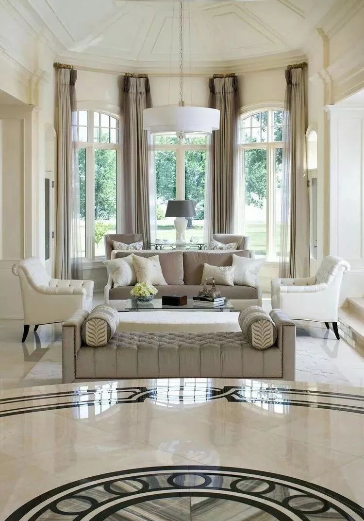 别墅窗帘最新款,100款窗帘效果图