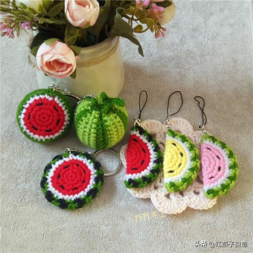 北欧手工编织饰品,毛线编织小饰品ins风