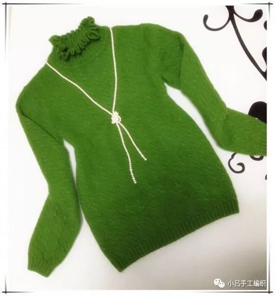 从上往下织的春秋款网红毛衣教程,简单打底毛衣女秋冬粉色