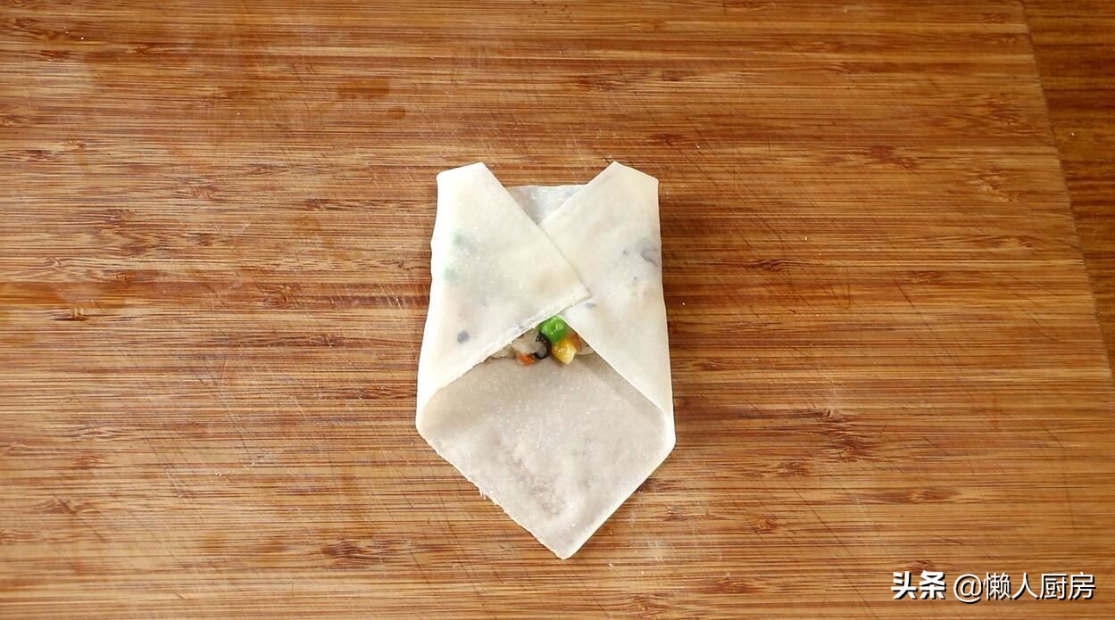 自己做春卷皮再包春卷是怎么做的,春卷皮怎么做不用电饼铛