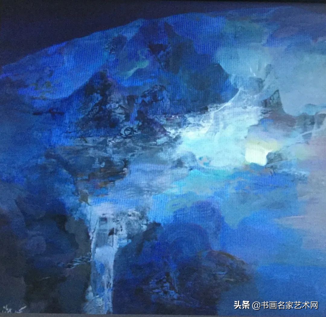 杨兴雅意向山水油画作品欣赏,艺术中国杨建宏绘画作品鉴赏