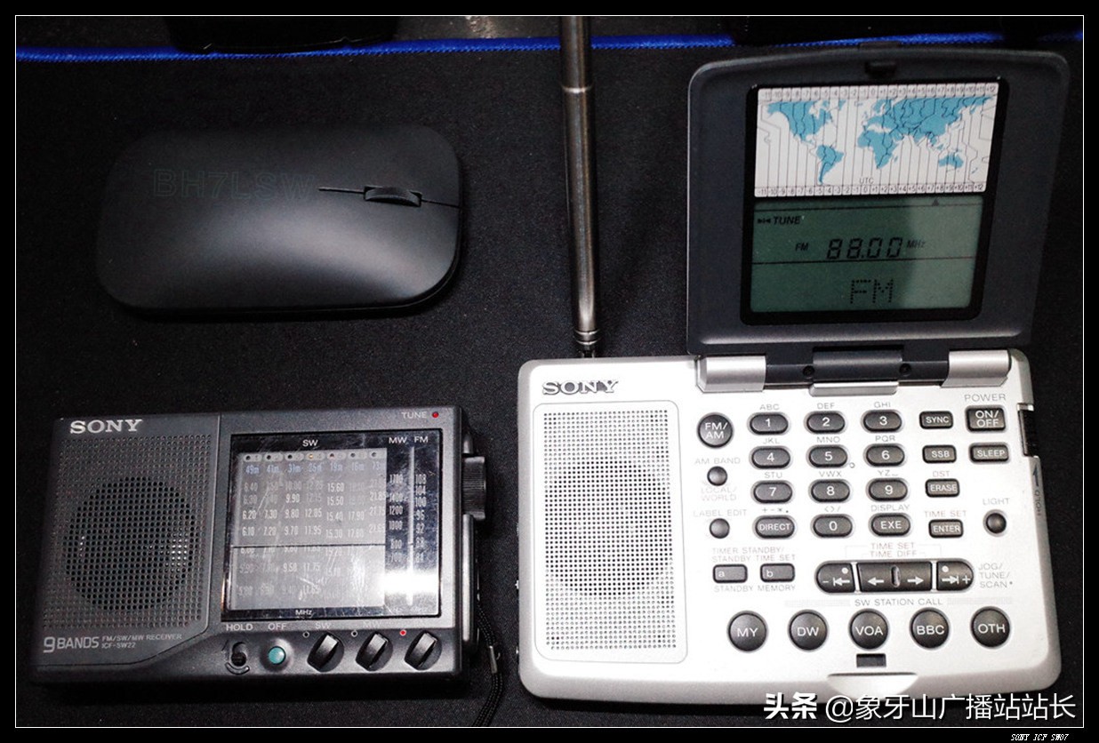 索尼sw07收音机与天线,索尼sw77收音机出售