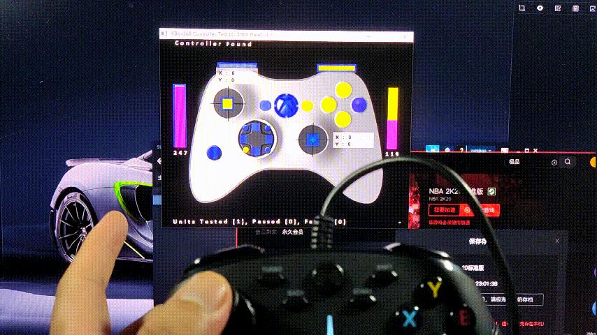 北通阿修罗3有线手柄,神操作游戏