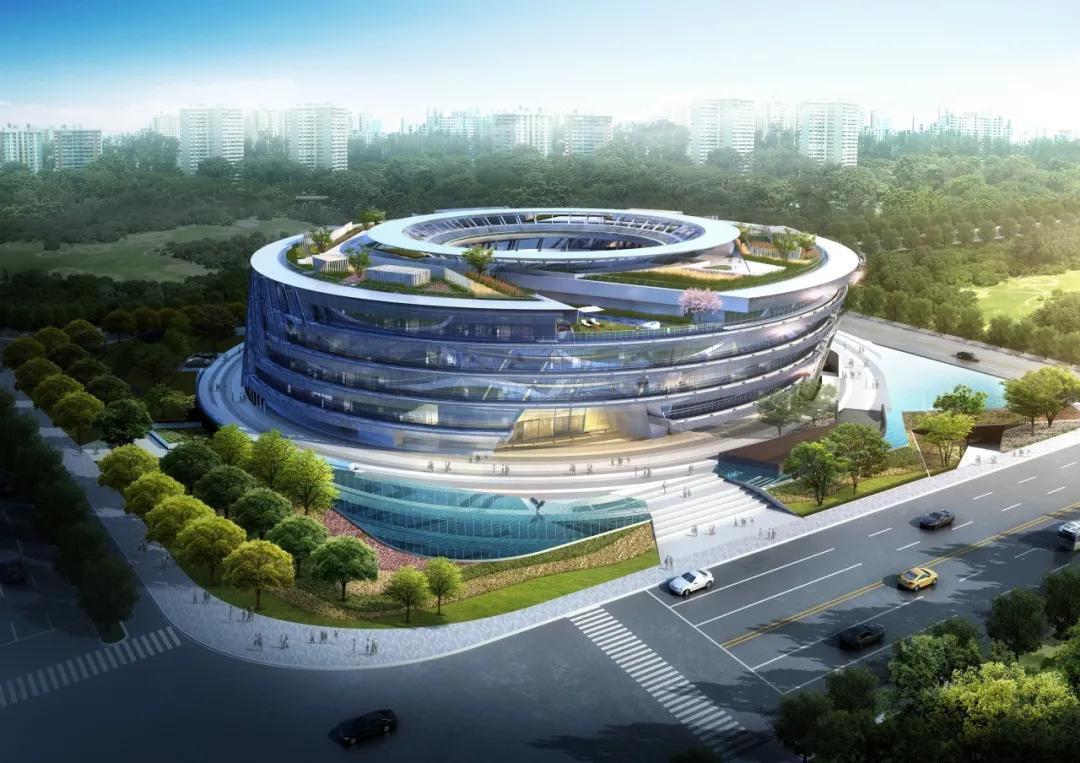 太平鸟时尚中心景观设计,自由的鸟巢