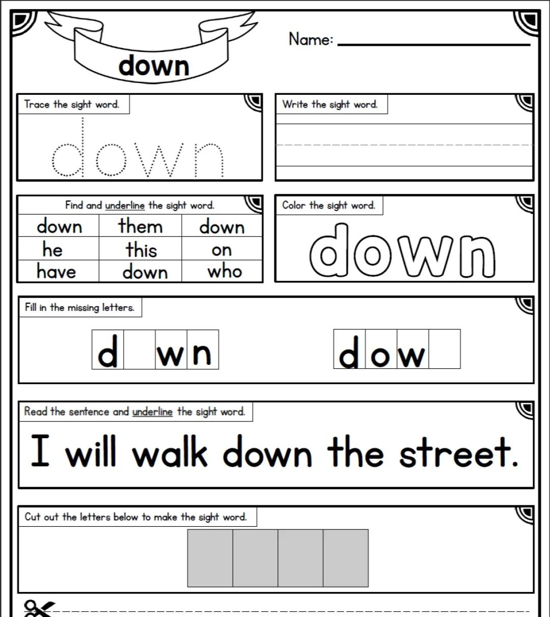 sightwords教材下载,sightwords词汇表