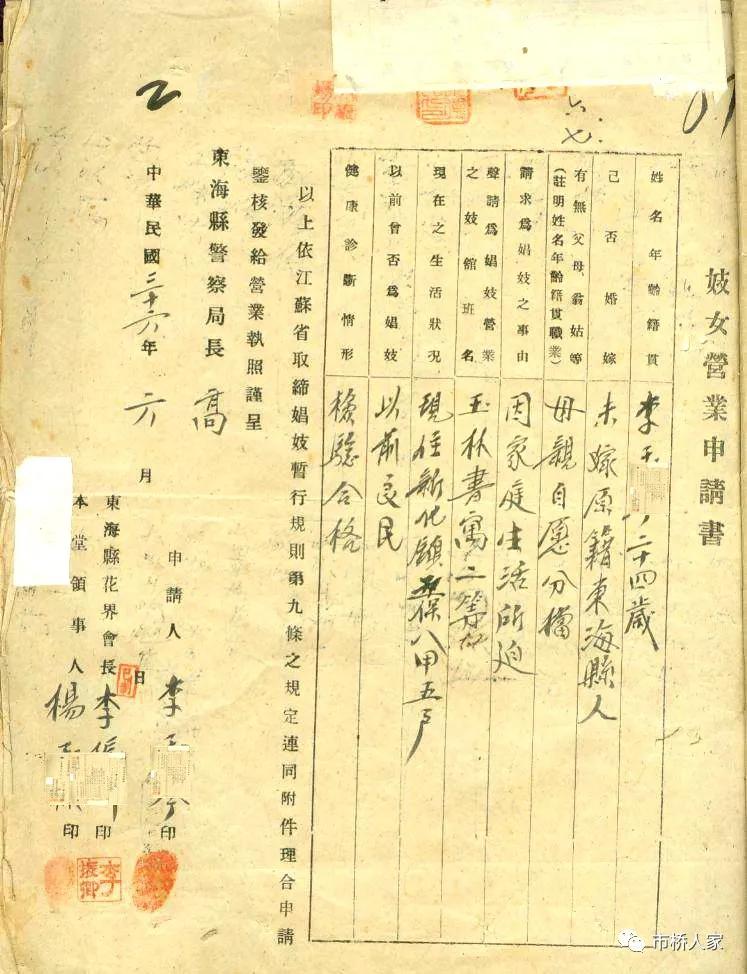 新浦老街｜海昌书寓*院妓**