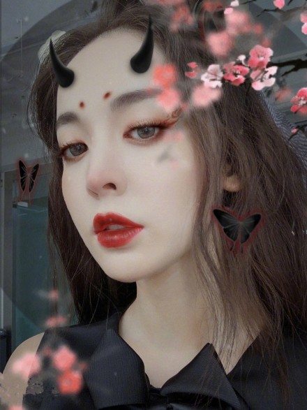 古力娜扎暗黑系烟熏妆,古力娜扎万圣节cos