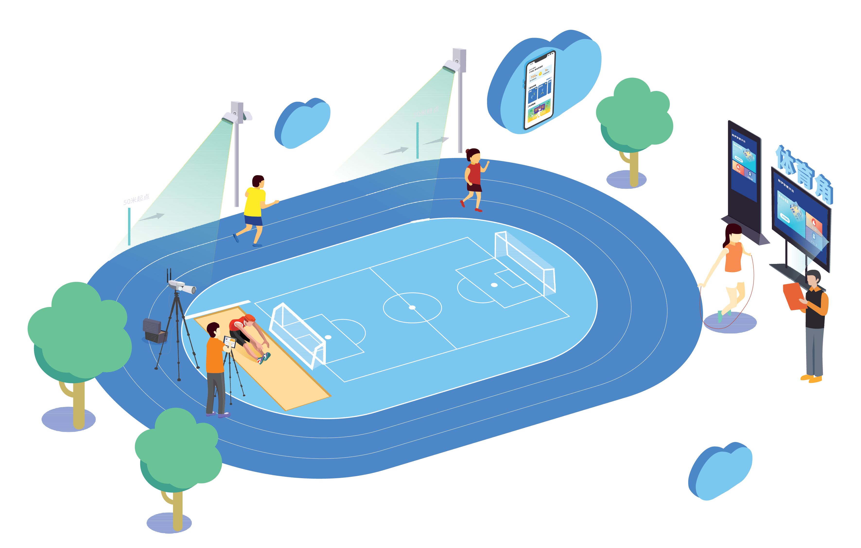 新风向！佳发教育为两所重点中学打造AI智慧体育新场景