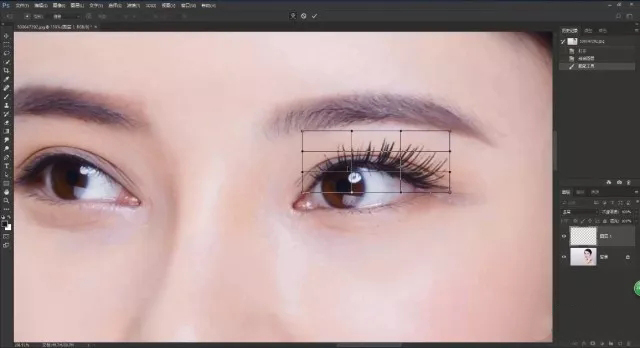 PS为美女添加眼睫毛-PhotoShop教程