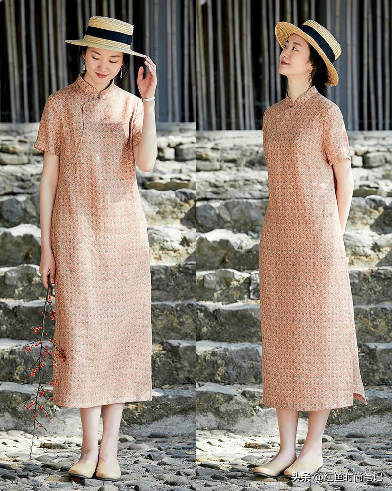 做一个内心淡然而纯净的女人，这10套简单舒服的棉麻风裙子，漂亮