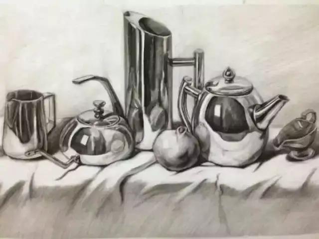 静物结构素描讲解,静物结构素描复杂