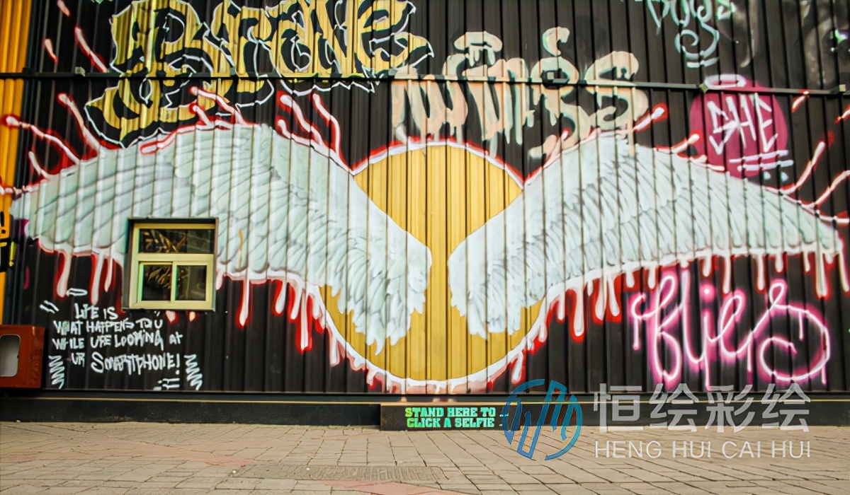 手绘墙画水墨画的方法,手绘墙画教程