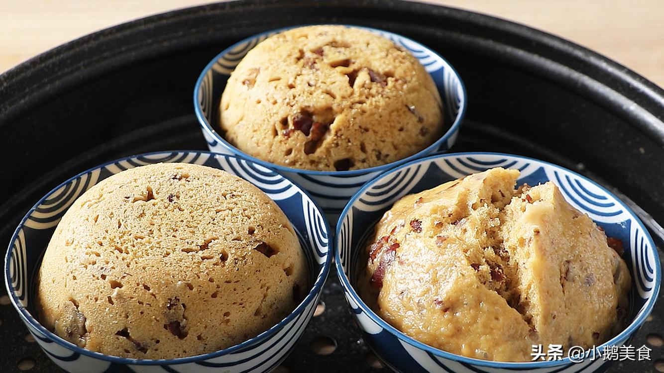 松软香甜的红枣糕一次就成功,无油低糖红枣糕怎么做