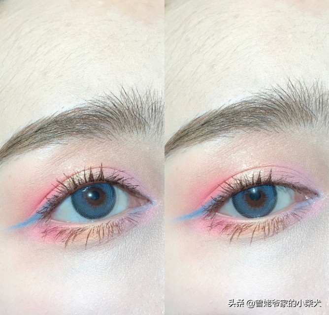 马卡龙万圣节眼妆,马卡龙梦幻眼妆教程