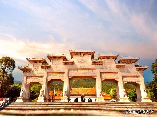 珠海的凤凰山风景区,珠海凤凰山普陀寺入口登山路线图