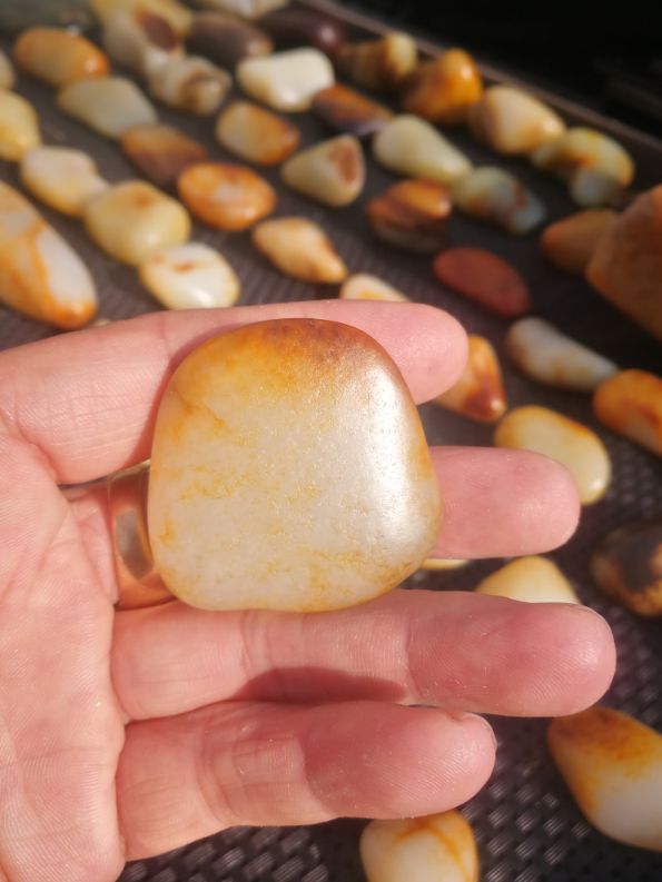 青花籽料直播,正宗和田玉籽料直播