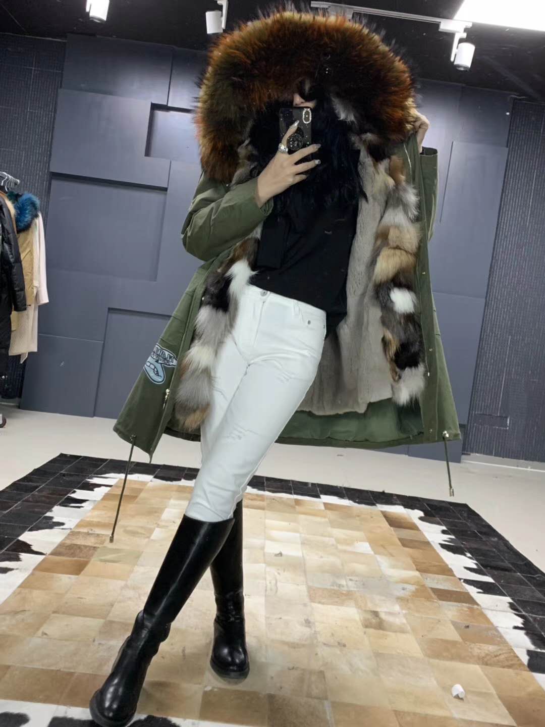 派克服皮毛缩水怎么解决,貂皮派克服保暖效果