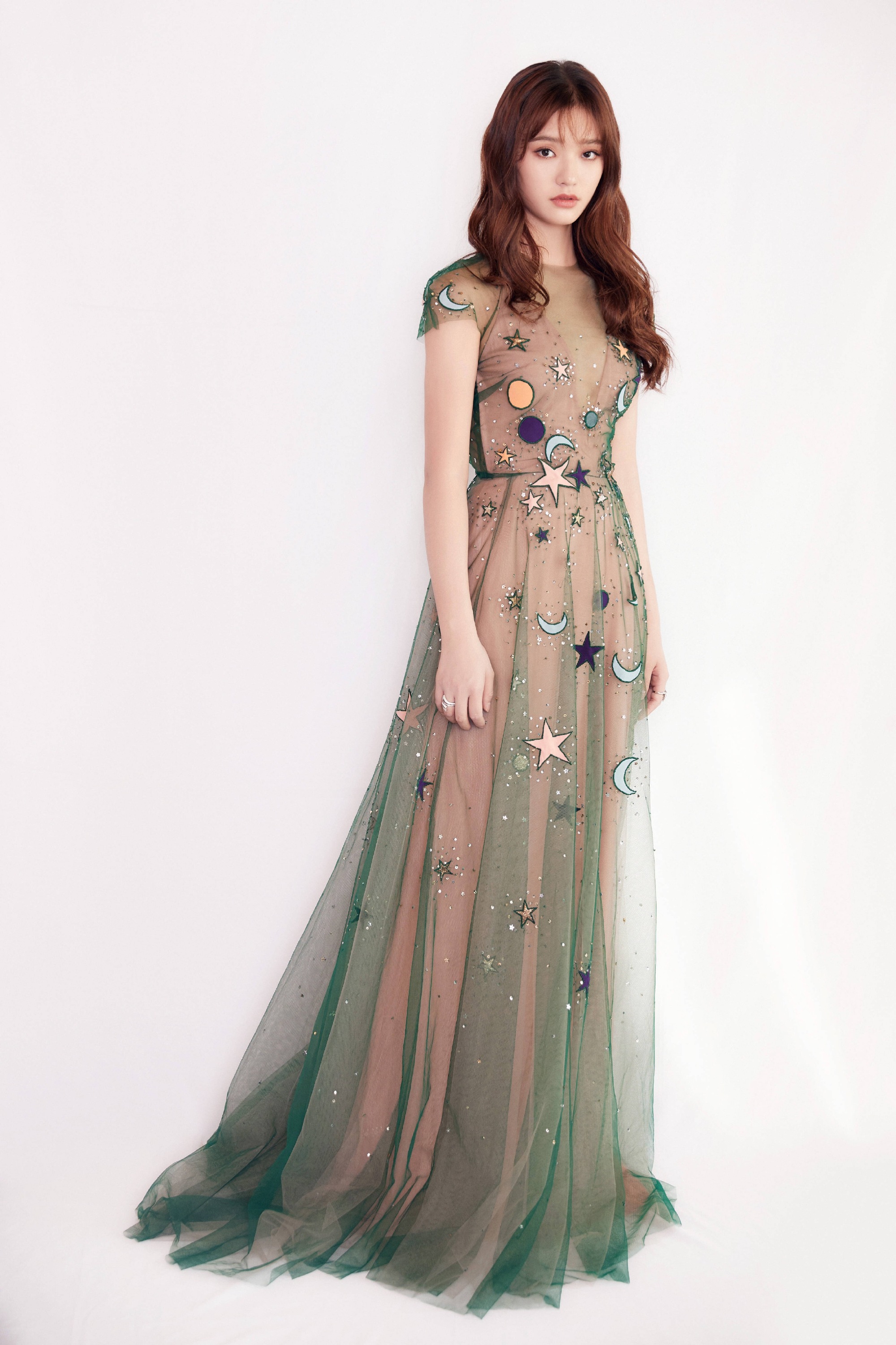 林允高定,林允杨幂穿高定